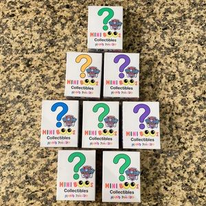 8 Brand new Paw Patrol TY Mini Boos Collectibles - Hand Painted